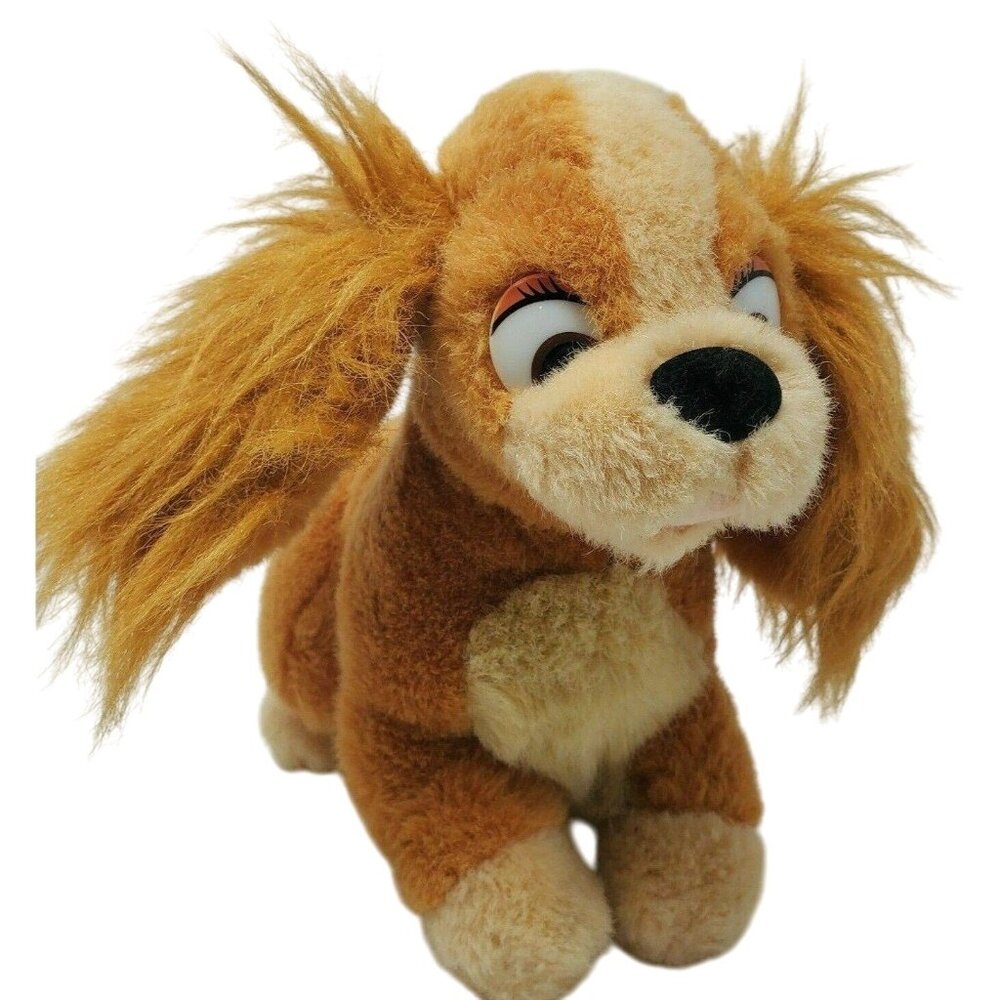 Vintage Disney Lady Plush Classic Friends Sears Stuffed Animal Dog‎ 10” 1980s